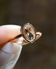 Bezel Set 1.05 Ct Oval Cut Moissanite Engagement Ring