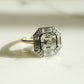 Bezel Set 2.01 Ct Asscher Cut Moissanite Engagement Ring