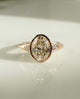 Bezel Set 2.74 Ct Oval Cut Moissanite Engagement Ring