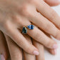 Toi Et Moi 4 Ct Two Pear Cut Moissanite Engagement Ring