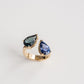Toi Et Moi 4 Ct Two Pear Cut Moissanite Engagement Ring