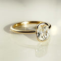 1.02 Ct Old mine Cushion Cut Moissanite Engagement Ring