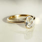 1.02 Ct Old mine Cushion Cut Moissanite Engagement Ring