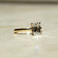 Criss Cut 2 Ct Moissanite Engagement Ring