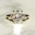 2.80 Ct Cushion Cut Moissanite Engagement Ring