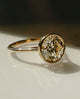 Bezel Set 3 Ct Round Brilliant Cut Moissanite Engagement Ring