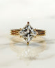 1.74 Ct Princess Cut Moissanite Engagement Ring