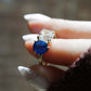 Toi Et Moi 1.70 Ct Cushion & Oval Cut Moissanite Engagement Ring