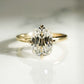 Old Mine 2.96 Ct Cushion Cut Moissanite Engagement Ring