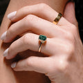 1.77 CT Emerald Cut Engagement Ring