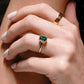 1.77 CT Emerald Cut Engagement Ring