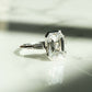 Bezel Set 3.40 Ct Emerald Cut Moissanite Engagement Ring