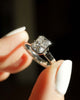 Bezel 1.25 Ct Radiant Cut Moissanite Engagement Ring