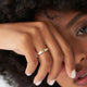 0.85 Ct 14k Emerald Cut Full Eternity Flush Setting Diamond Band