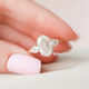 3.50 Ct Oval Cut Moissanite Engagement Ring