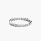 Bezel Set 2.25 mm Full eternity Moissanite Wedding Band