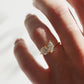 Toi Et Moi 1.62 Ct Round & Marquise Cut Moissanite Engagement Ring