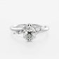 3 Ct Oval Cut Moissanite Engagement Ring