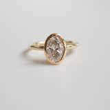 3.03 Ct Oval Cut Moissanite Engagement Ring, Oval Cut Ring