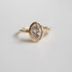 3.03 Ct Oval Cut Moissanite Engagement Ring, Oval Cut Ring