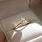 1.02 Ct Oval Cut Moissanite Engagement Ring