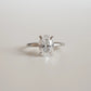 2.01 Ct Oval Cut Moissanite Engagement Ring