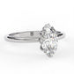 2 Ct Marquise Cut Moissanite Engagement Ring