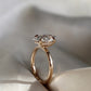 2 Ct Marquise Cut Moissanite Engagement Ring