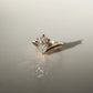 2 Ct Elongated Pear Cut Moissanite Engagement Ring