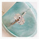 2.67 Ct Oval Cut Moissanite Engagement Ring