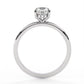 3 CT Pear Cut Moissanite Engagement Ring Anniversary Gift Hidden Halo Ring