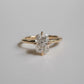 1.50 Ct Cushion Cut Moissanite Engagement Ring