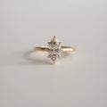 1.04 Ct Marquise Cut Moissanite Engagement Ring