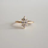1.04 Ct Marquise Cut Moissanite Engagement Ring
