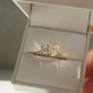 Toi Et Moi 1.62 Ct Round & Marquise Cut Moissanite Engagement Ring