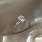 Solitaire 2 Ct Oval Cut Moissanite Engagement Ring