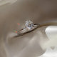 Solitaire 2 Ct Oval Cut Moissanite Engagement Ring