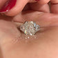 2.50 Ct Radiant Cut Moissanite Engagement Ring