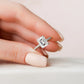 3.50 Ct Emerald Cut Moissanite Engagement Ring