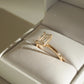 1.53 Ct Emerald Cut Moissanite Engagement Ring