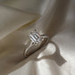 3 Ct Emerald Cut Moissanite Engagement Ring