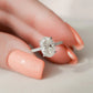 2.50 Ct Oval Cut Moissanite Engagement Ring