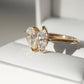 Toi Et Moi 1.63 Ct Pear & Marquise Cut Moissanite Engagement Ring