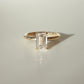 1.53 Ct Emerald Cut Moissanite Engagement Ring
