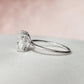 6 Ct Cushion Cut Moissanite Engagement Ring