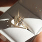 Toi Et Moi 1.63 Ct Pear & Marquise Cut Moissanite Engagement Ring