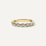1.10 Ct Oval Cut Wedding Band Women Moissanite Band