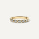 1.10 Ct Oval Cut Wedding Band Women Moissanite Band