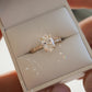 3.01 Ct Oval Cut Moissanite Engagement Ring,