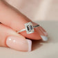 1.50 Ct Emerald Cut Moissanite Engagement Ring